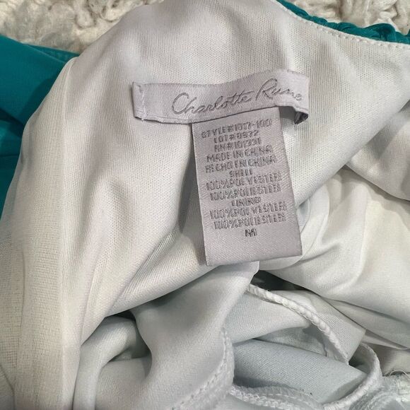 Vintage y2k 90's Babydoll Mini Dress Flowy Princess Y2K Charlotte‎ Russe Medium - Picture 5 of 5